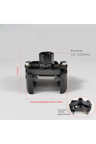 Geeksen Alman Kalitesi Çift Yönlü U Tipi Ağır Duty Filtre Somunu - Küçük Boylu Yağ Filtresi Montaj Ve Demontaj Aracı