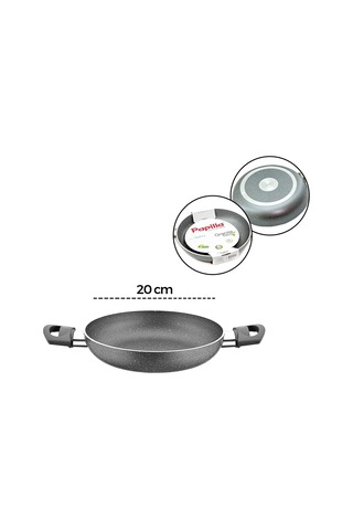 Granit Kaplama Çift Saplı Sahan 20 Cm Sarı