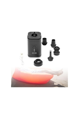 Novahub Suntek Şişme Minderler İçin Elektrikli Hava Pompası Hava Siyah