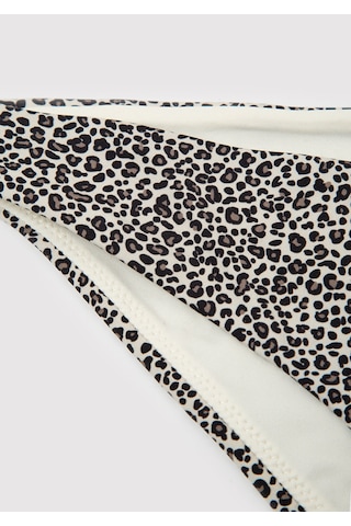 Mavi - Leopar Desenli Bikini Altı 1914162-35130 Kahverengi