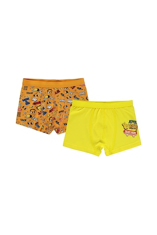 Civil Boys Funny 2-10 Yaş Erkek Çocuk 2'li Boxer - Standart