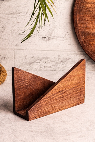 Snippy Trigy - Ahşap Peçetelik Masaüstü Peçete Organizeri