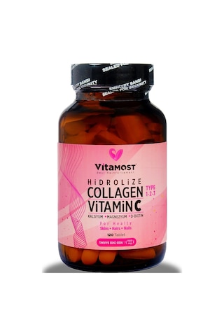 Vitamost Collegen Vitamin C Type-1.2.3 Hidrolize 120 Tablet