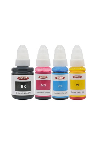 Ekoset Canon G1410 G2410 G3410 G4410 Uyumlu Mürekkep 4 Renk