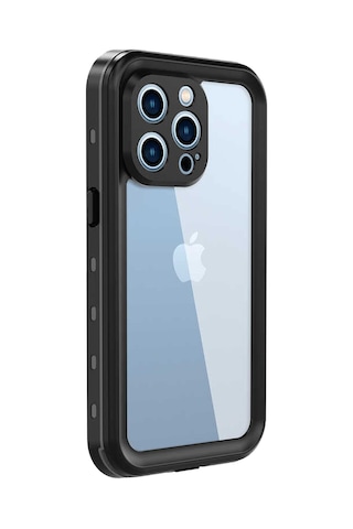 Microsonic Apple Uyumlu iPhone 12 Pro Kılıf Waterproof 360 Full Body Protective