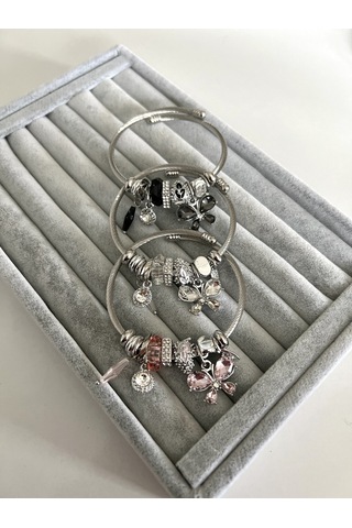 Su Perisi Takı Bijuteri Çelik Kelebekli Model Bileklik