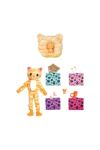 Mattel Barbie Cutie Reveal Kedi HHG20 Renk Değiştiren Sürpriz Bebekler Serisi +3 Yaş