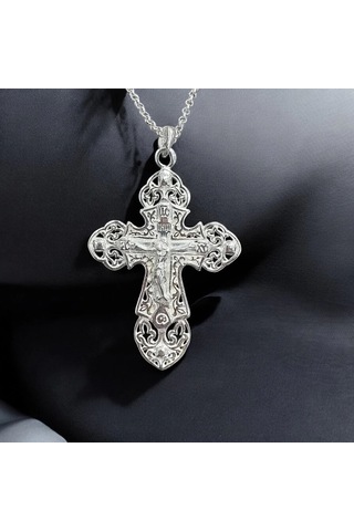 925 Ayar Gümüş Hac Unisex Kolye Gümüş