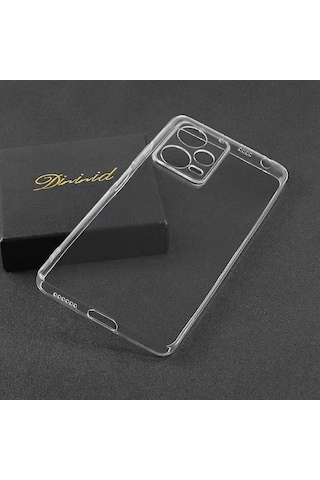 Xiaomi Uyumlu Redmi Note 12 Pro 5g Kılıf Zore Şeffaf Süper Silikon Kapak