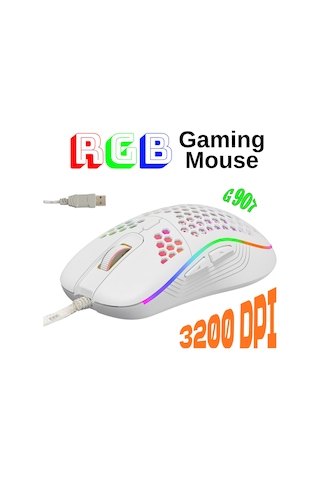 G907 Rgb Gaming Mouse Usb Kablolu Oyuncu Mouse G907