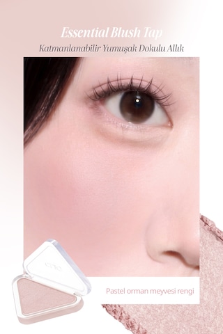 Katmanlanabilir Yumuşak Dokulu Kadife Bitişli Allık Clıo Essential Blush Tap M106 Muted Berry