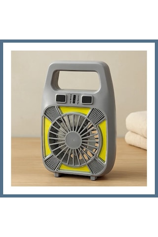 Buradabulabilirsin Usb Şarjlı 2in1 Mini Fan Ve Fener 10w 2 Kademe, Su Geçirmez, Taşınabilir Bbz