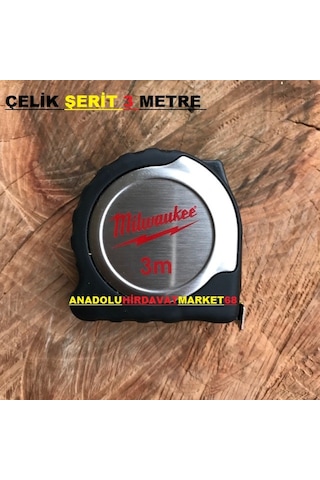 Milwaukee 3 Metre Çelik Şerit Metre Ölçüm Metresi