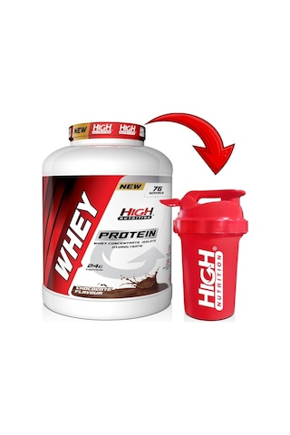 High Nutrition Whey Protein Tozu 2280 G - 24 G Protein - 76 Servis + Shaker High Nutrition Whey Protein Tozu 2280 G - 24 G Protein - 76 Servis + Shaker
