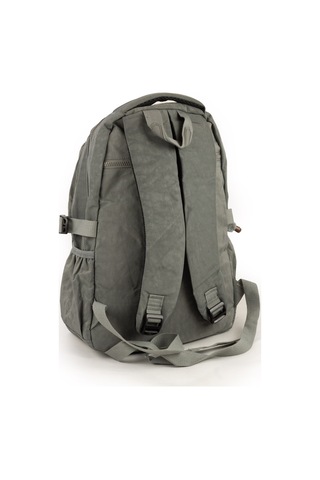 571 Krinkıl / Klinkır Su Geçirmez Hafif Çok Gözlü Orta Boy Okul, Spor, Tablet, Sırt Çantası Gri 3d