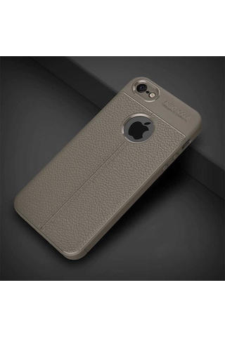 Apple Uyumlu iPhone 5 5S Se Kılıf Deri Tarzı Niss Silikon Case