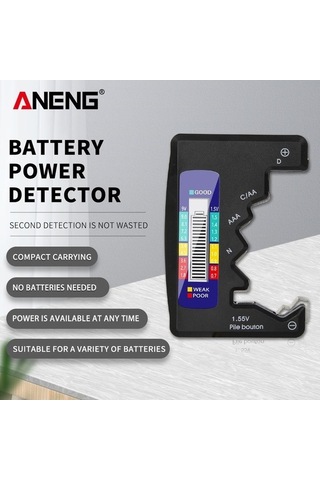 Dancemonkey Anahtarsız Pil Testi Cdn Aa Aaa Lcd Güç Endeksi Ekranı