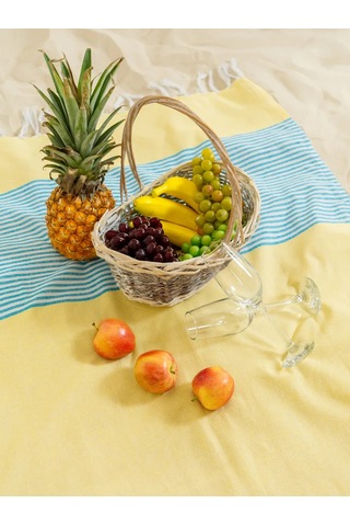 Gang Büyük Plaj Havlusu 90x180 Cm Pamuk Hint 391946228 Gri