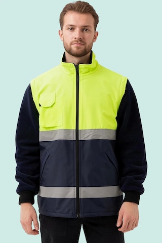 Kışlık İş Güvenliği Mont En Iso 13688 Pendula Renkli F.sarı--lacivert
