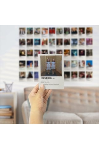 Postifull Film Afişleri Polaroid Duvar Poster Seti - Arkası Yapışkanlı Poster Kolaj Seti - 50 Adet, Kutulu Set 10 X