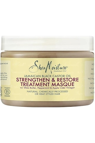 Shea Moisture Jamaican Black Castor Oil Güçlendirici ve Onarıcı Saç Maskesi 284 G