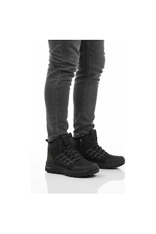 Siyah İçi Kürklü Kaymaz Taban Unisex Bot 700 G Siyah