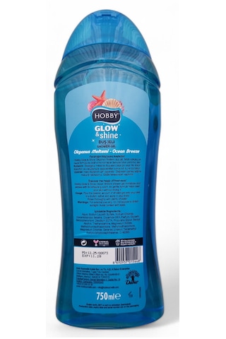 Hobby Glow And Shine Okyanus Meltemi Duş Jeli 750ml Avantajlı Boy Okyanus