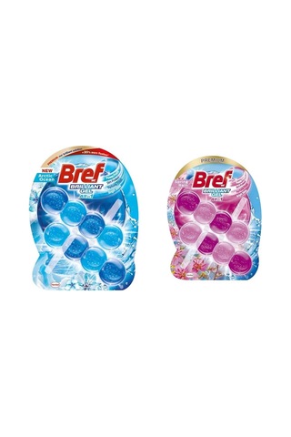 Wc Brilliant Gel Duopack Klozet Bloğu 1 Çiçek 1 Okyanus, 2 X 2'li Paket