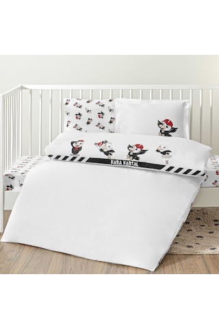 Taç Lisanslı Beşiktaş Strip Baby Pamuk Nevresim Takımı 01000050017