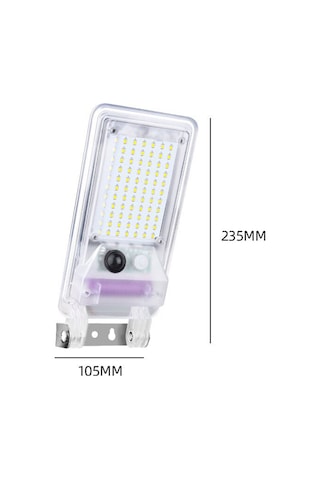 Qingmipy Güneş Enerjili Bahçe Aydınlatma: Hareket Sensörlü, Su Geçirmez, Renkli Ve Beyaz Işık Seçenekli Duvar Feneri Beyaz
