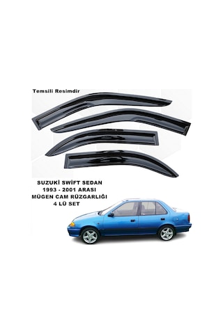 Suzuki Swift Sedan Mügen Cam Rüzgarlığı 1993-2001 Arası 4 Lü Set