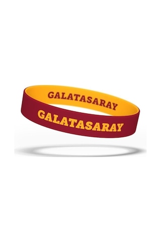 Galatasaray Silikon Çocuk Bileklik Aslan Baskı Kutulu 001