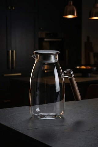Pureglass Akasya Kapaklı Cam Sürahi - 2200 Ml