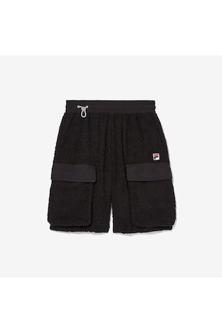 Siyah Fila Erkek Kargo Şort Terry Lu411121 Siyah