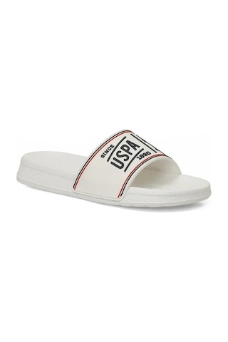 U.S. Polo Assn. U.s.polo Assn Roland 6fx Beyaz Unisex Anatomik Spor Plaj Terliği