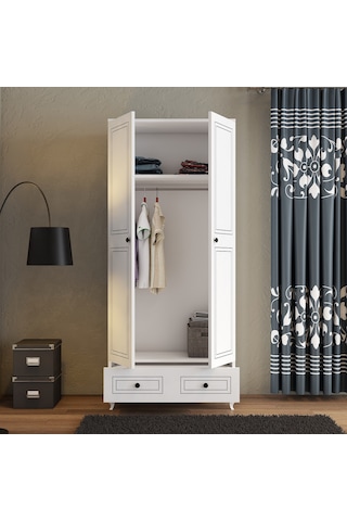 Moxen Mobilya DC1 Kapılı Çekmeceli Dolap