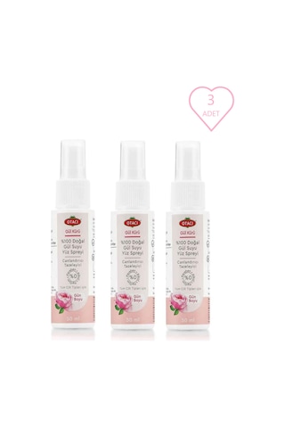 Otacı Gül Kürü Gül Suyu Yüz Spreyi 50 Ml X 3 Adet