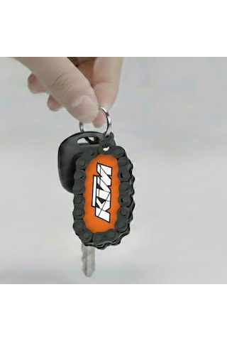 Ktm Marka Motosiklet İçin Anahtarlık Turuncu