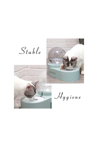 Soulader Otomatik Kedi Su Çeşmesi Kabarcıklı Pet Çeşme Su Pınarı Evcil Hayvan İçme Kabı 1.8 Litre Kapasite Enerjiye İhtiyaç Duymayan Paslanmaz Çelik Filtreli Kedi Suluk