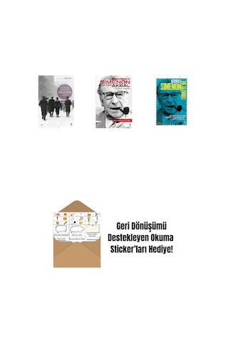 Kirliydi Kar + Manhattan'da Üç Oda + Georges Simenon Türkiye'de + Okuma Sticker'ları