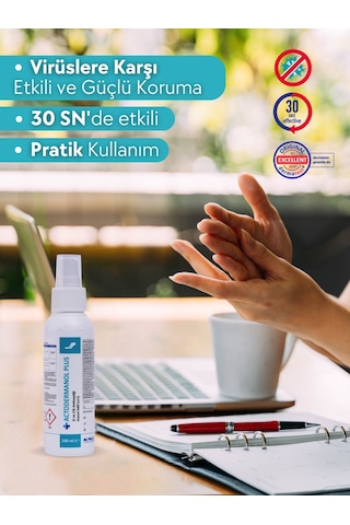 Acto Actodermanol Plus 100 Ml El Ve Cilt Antiseptiği %89 V/v Etan