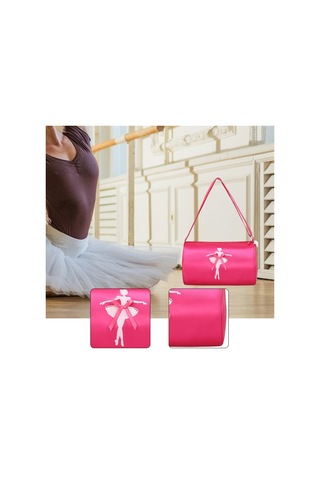 Suntek Kızlar Için Spor Çantası Tatlı Bale Dans Gösterileri Gül Kırmızısı