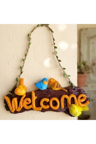 Welcome Kapı Süsü -o-265 11x30 Cm
