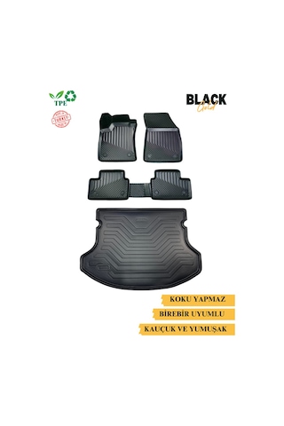 Fiat Egea Sedan 2015+ 3d Oto Paspas Ve Bagaj Havuzu Araca Özel Set Yency