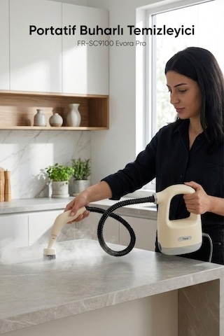 Fressi FR-SC9100 1300 W Çok Fonksiyonlu Taşınabilir Buharlı Temizleyici