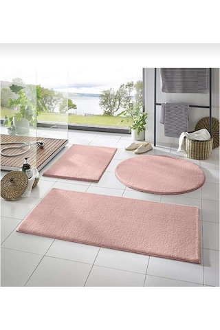 3lü Bany Açık Pembe Post Pelüş Jel Kaymaz Halı 60 100+40 60+60 60 Açık Pembe 3lü Bany Açık Pembe Post Pelüş Jel Kaymaz Halı 60 100+40 60+60 60 Açık Pembe