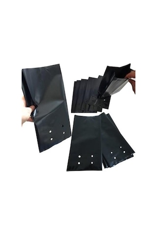 Kalın Fide Poşeti Fidan Torbası 25X31 Körüklü 10 Adet