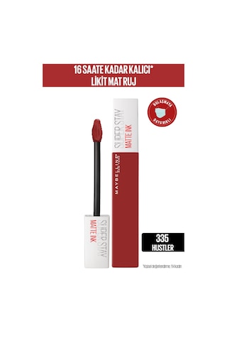 Maybelline New York Süper Stay Matte Ink Likit Mat Ruj 335 Hustler 5 ML
