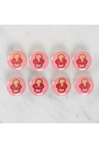 Loren Crafts 8'li Emzik Düğme - 1007