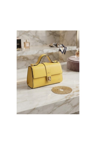 Names Bag Trend Model Lüks El, Omuz Ve Çapraz Kadın Çantası Sarı Sarı Names Bag Trend Model Lüks El, Omuz Ve Çapraz Kadın Çantası Sarı Sarı